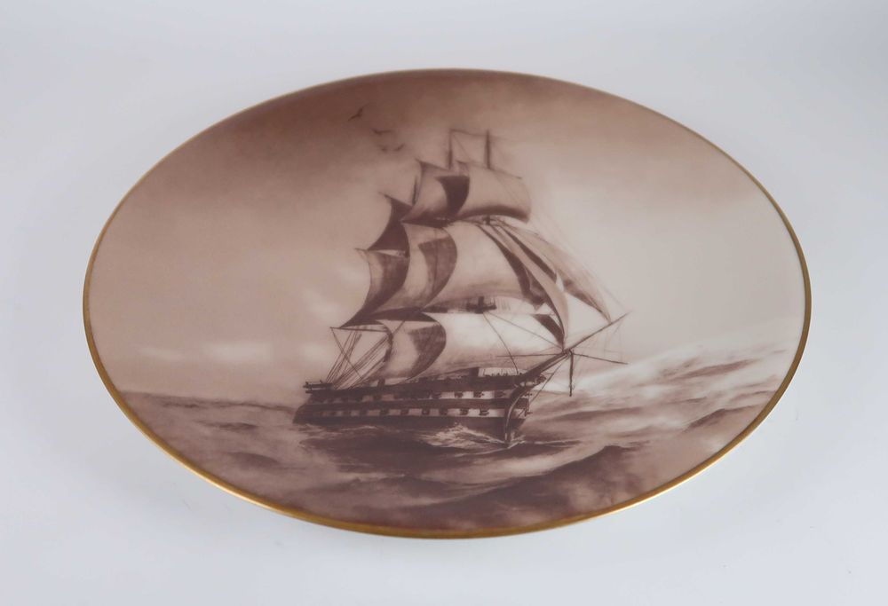 Prato El Rei Dom Carlos - Navio em alto mar