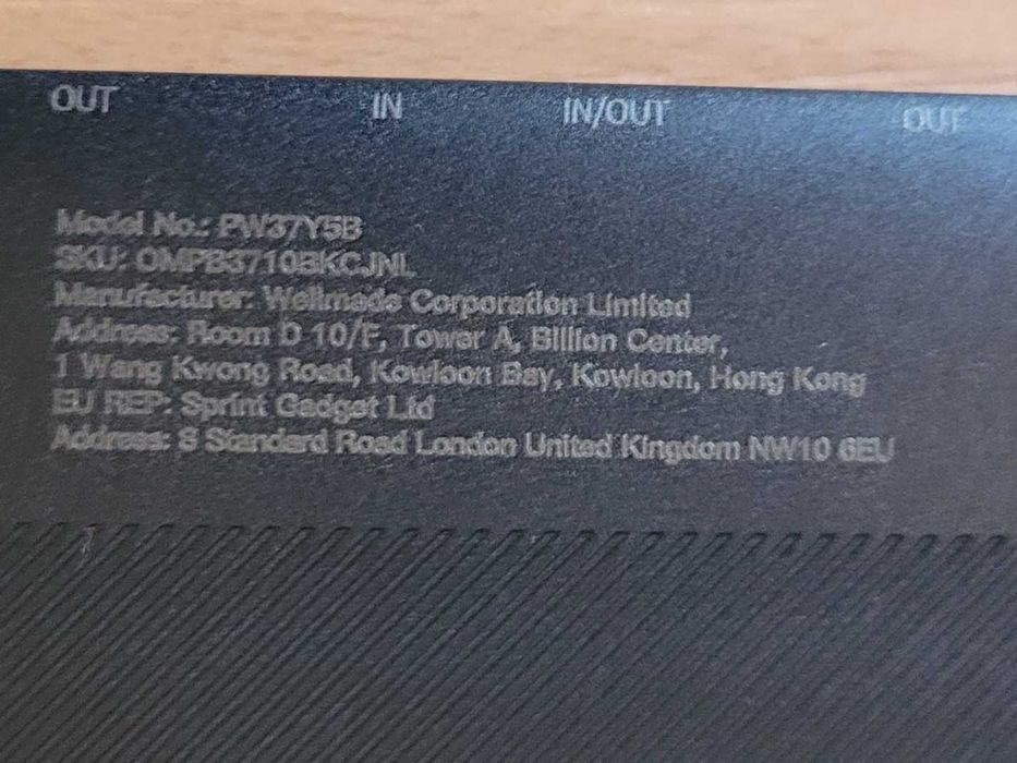 Omars SlimPack Power Bank 10000mAh – Przenośna Ładowarka Ultra Slim