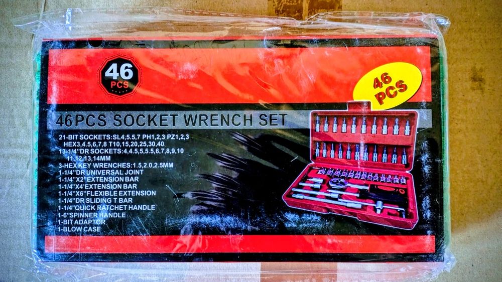 Zestaw kluczy 46 elementów