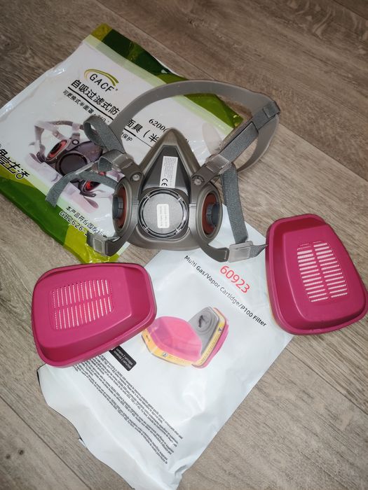Распіратор Напів Маска 6200 + Фільтри 60923
