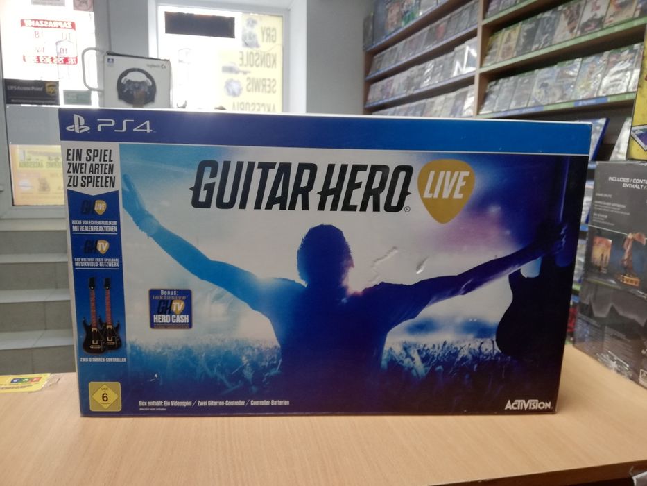 PS5 PS5 Gra Guitar Hero Live + 2 Gitaty Bundle Playstation 4