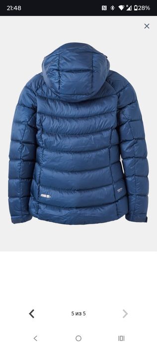 Жіноча куртка синього кольору
