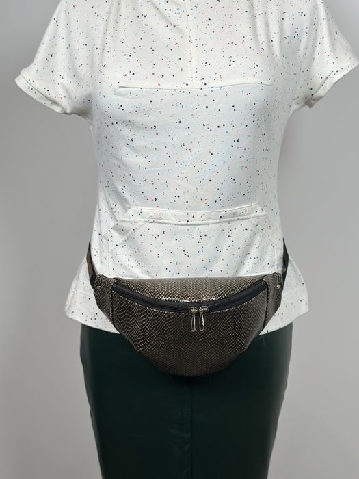 Saszetka nerka handmade ekoskóra