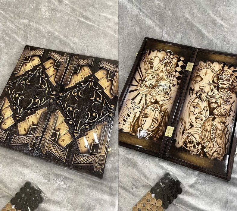 Подарочные наборы шахмат нарды шахматы+нарды к новому году