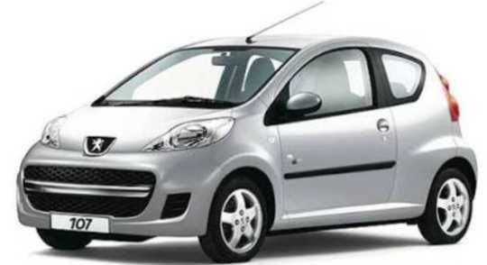 Peugeot 107 Black and Silver edition