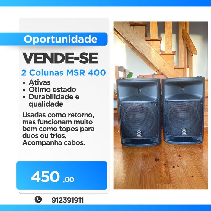 MSR 400  Colunas ativas em óptimo estado