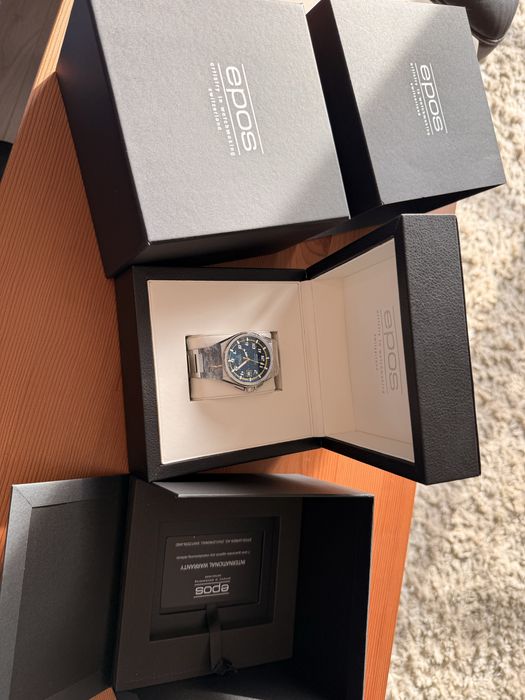 Zegarek męski Epos 3505 nowy, piękny sportowy szwajcar