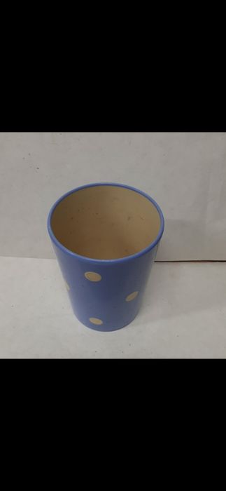 Kubek plastik w grochy DDR