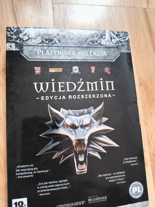 Gra Wiedzmin Platynowa Kolekcja Edycja rozszerzona PC