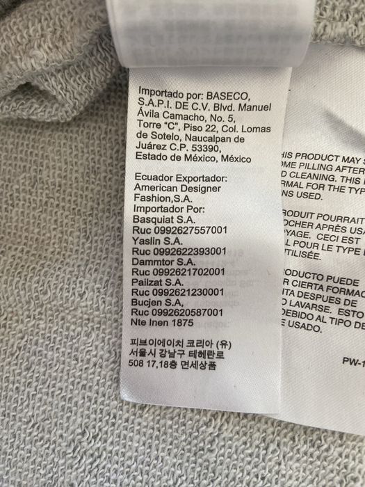 Calvin Klein Hoodie cinzento - tamanho M