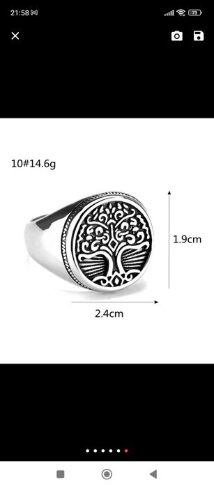 Sygnet męski celtycki Wikingowie