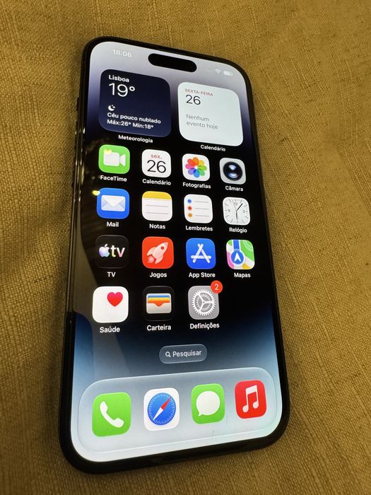 iPhone 14 Pro - BATERIA 100% - como novo