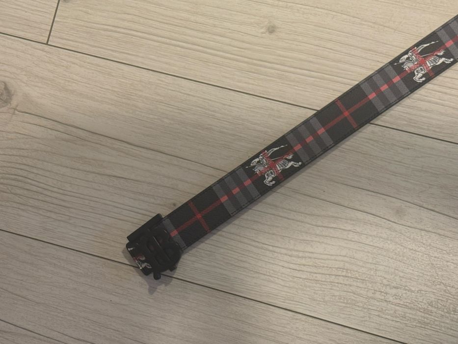 pasek burberry czarny 110cm
