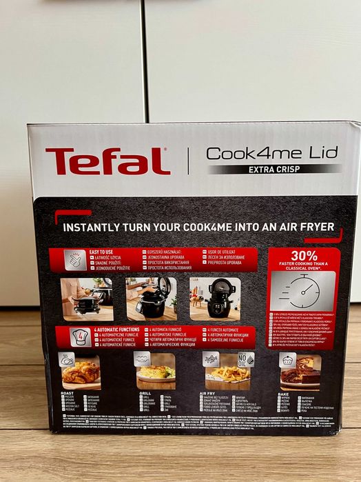 Nowa pokrywa do zapiekania Tefal  extra crisp EY150830 do Cook4Me