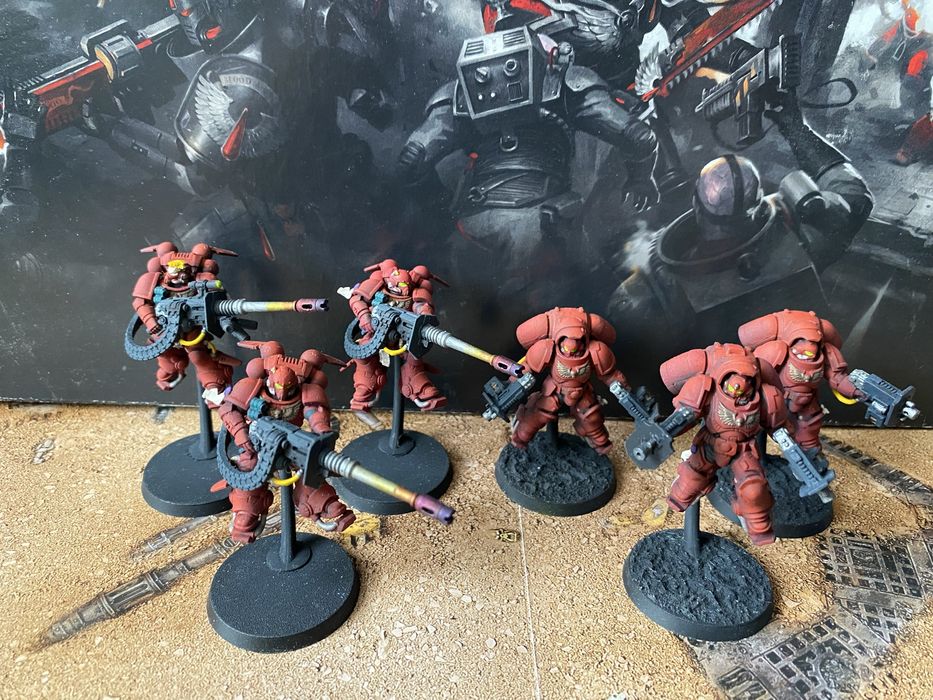 Warhammer 40k Blood Angels  Fly command squad