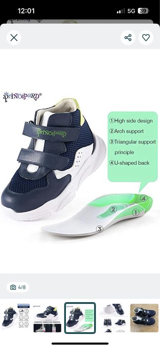 Sapatos / Sapatilhas Ortopédicos Princepard T.35 - NOVO