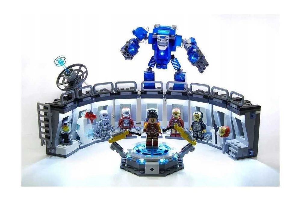 Klocki avengers iron man zbroje 608 el.