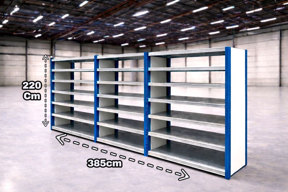Regały magazynowe półkowe przemysłowe NEDCON