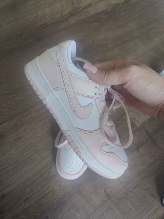 Nike Dunk Low  bialo różowe