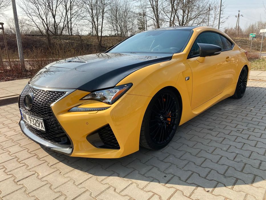 Lexus RC RCF 5.0 Carbon TVD Flare Yellow Tricoat ARK Exhaust