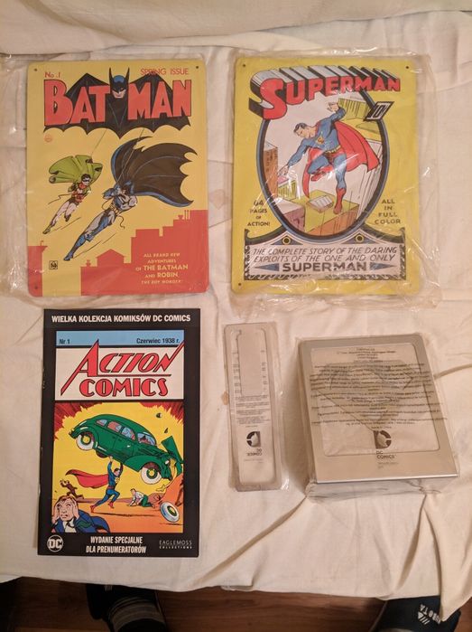 Wielka Kolekcja Komiksów DC Comics 1-35 +kryzys tożsamości i reprint Action Comics z prenumeraty