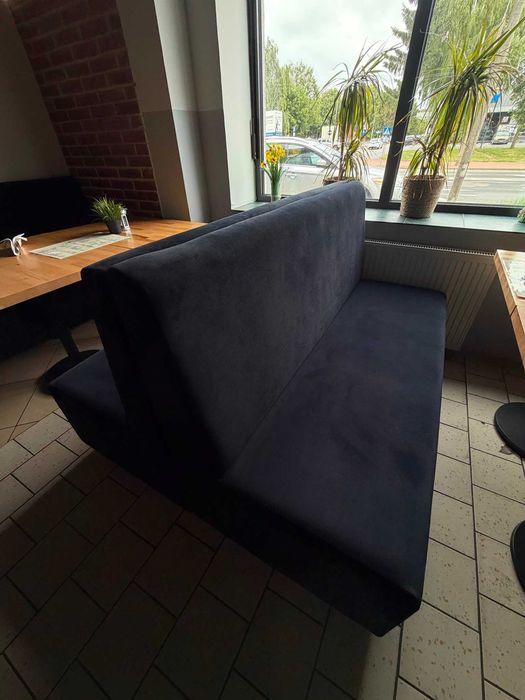 Kanapa - loża barowa - tapicerowana, jak nowa, do baru, lokalu, restauracji