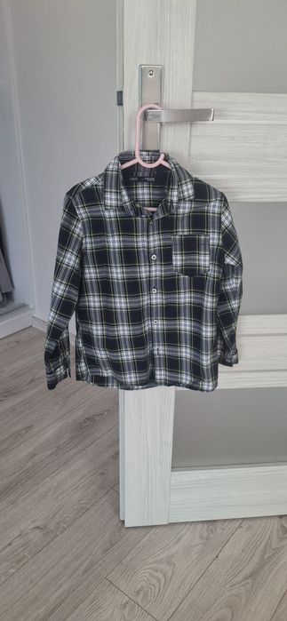 2×koszula z długim rękawem 122 ( 6- 7 lat)