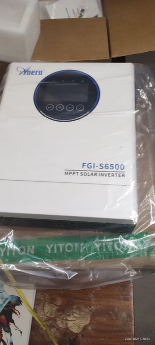Продам гибридный инвертор мощность 6,5 кВт + wi-fi модуль.