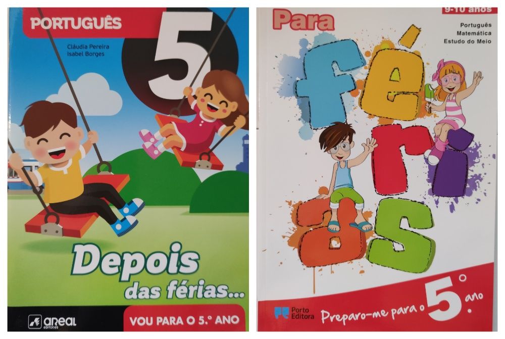 Livros de Apoio Escolar 5 Ano - Novos