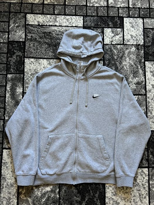 Nike Zip Hoodie Bluza Rozpinana Szara