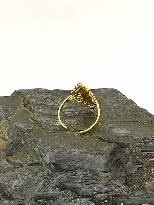 Anel Turquesa em Aço