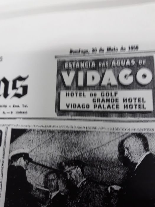 20 de MAIO  - PRENDA ORIGINAL - 1a. Página do Diário de Noticias 20 Maio 1956