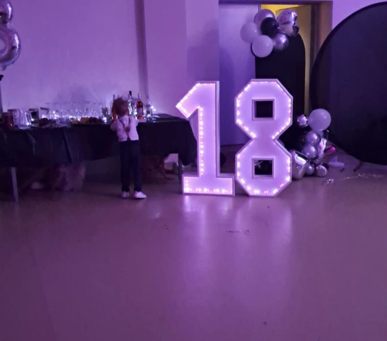 Cyfry led 18 wysokość 120cm
