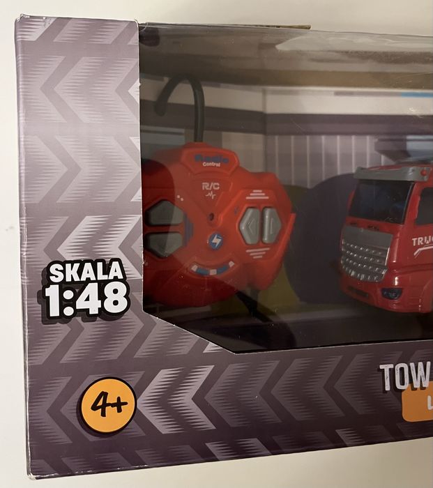 Ciężarówka laweta Elefun R/C zdalnie sterowana + straż pożarna