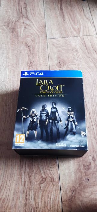 lara croft tomb raider gold edition zestaw big box ps4