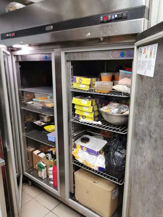 Холодильна та морозильна камери zanussi.