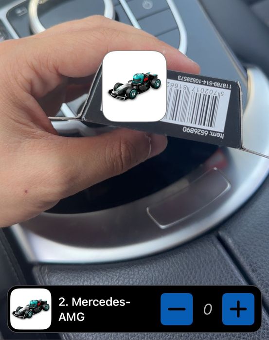 Carro lego F1 mercedes