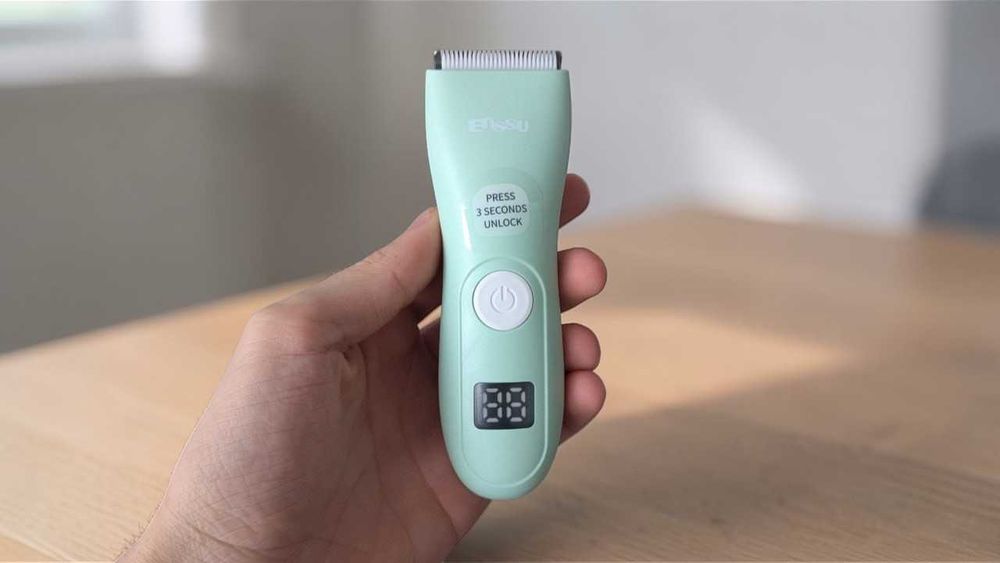 Машинка для стрижки волосся бездротова Hair Clipper з дисплеєм дитяча
