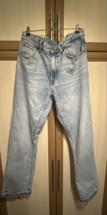 Flared jeans zara, клеш 42 сайз