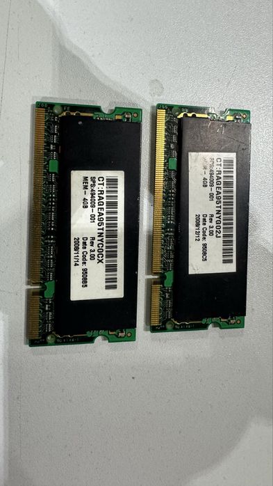 Ram DDR2 2x4GB laptop, AIO.