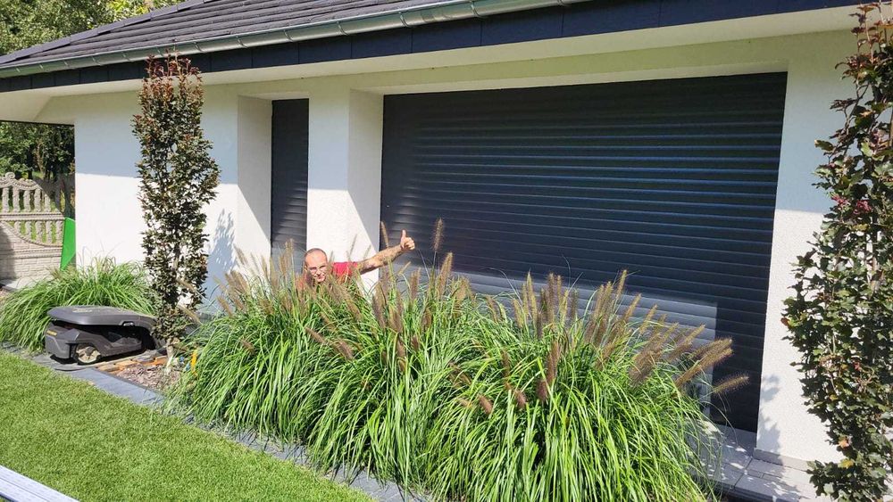 Brama rolowana automatyczna, profil PA52 ALUPROF, producent -cały kraj