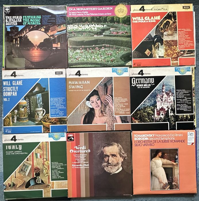 Lote 05 - 72 discos de vinil , Lp's - Musica Clássica