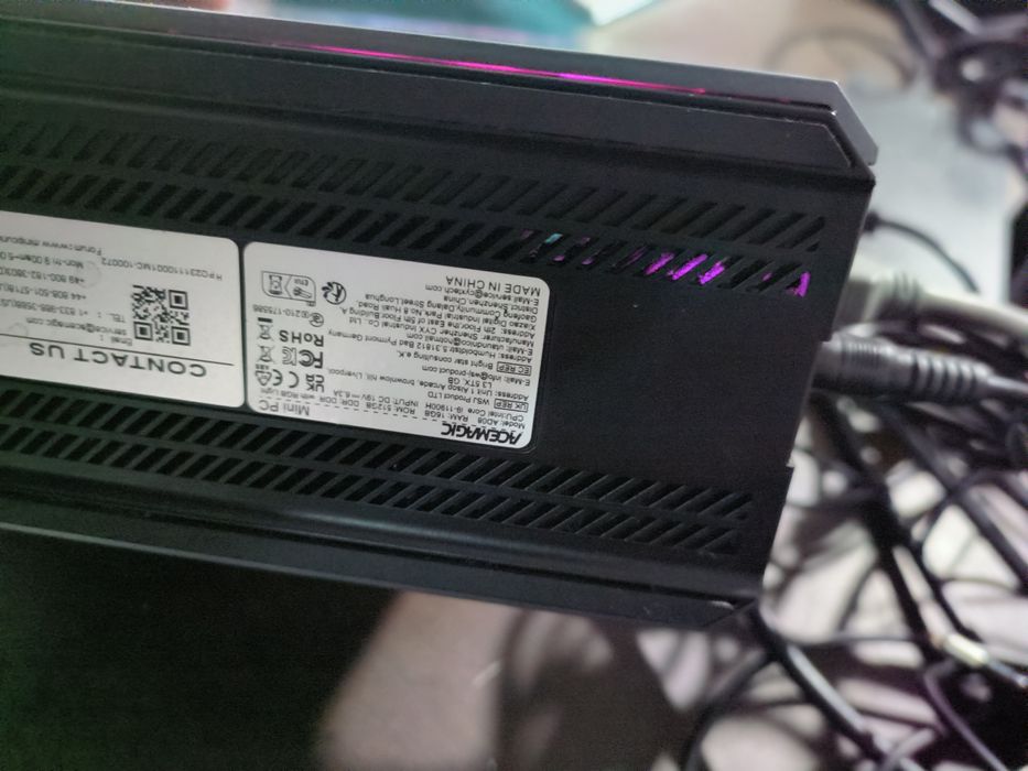 Mini computador gaming Acemagic AD08, i9-11900, 16GB, 512GB disco