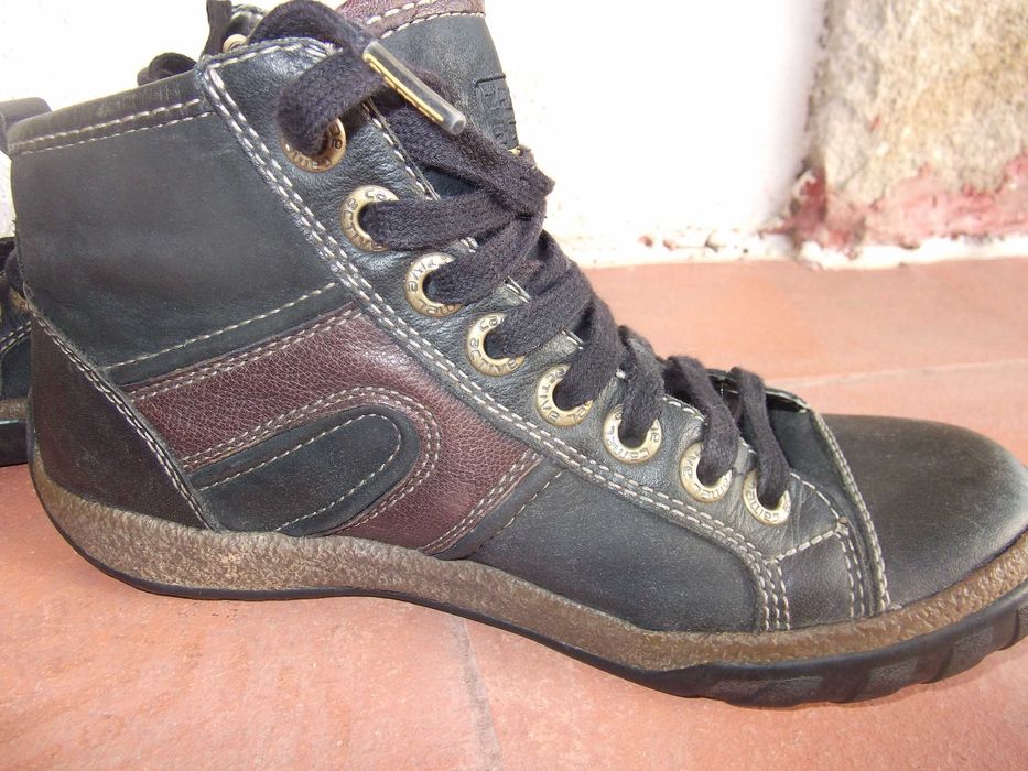 Ténis botins em pele / Leather sneakers boots - CAMEL ACTIVE size 37/4