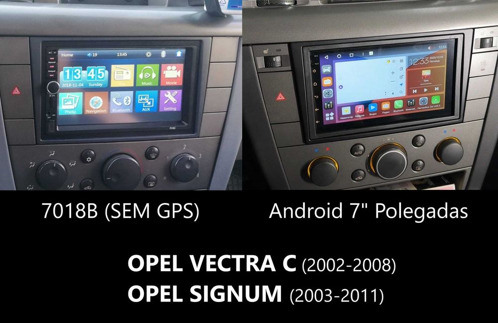 Rádio 2DIN OPEL • Astra • Corsa • Vectra • Zafira • Meriva • Android