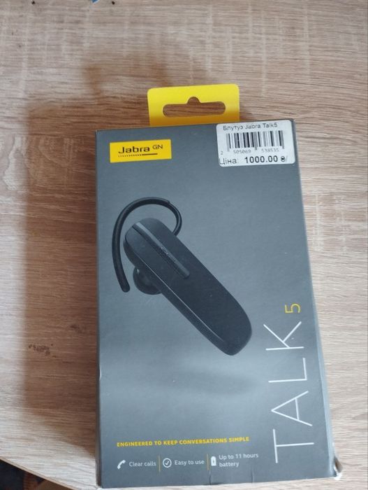 Абсолютно нова! Блютуз гарнітура Jabra talk 5