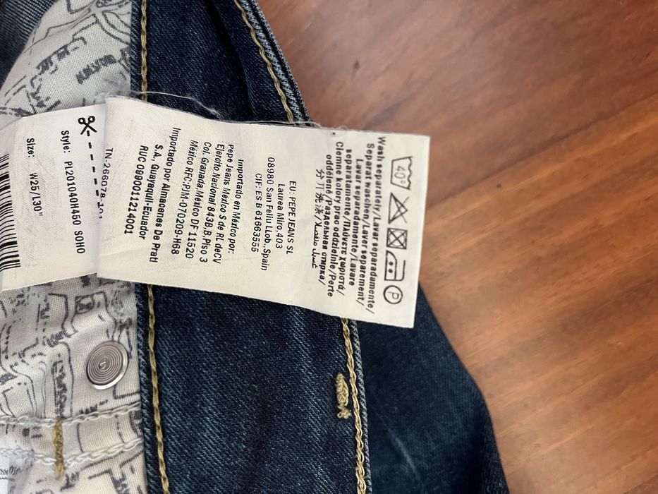 Calças de ganga “Soho”, da marca “Pepe Jeans”