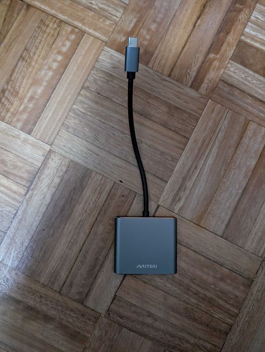 Adaptador Hub USB-C para HDMI + USB 3.0 + USB-C Mitsai (Como Novo)