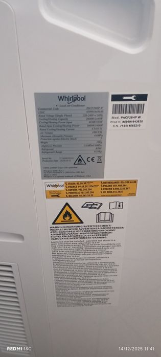 Ar condicionado Portátil Whirlpool