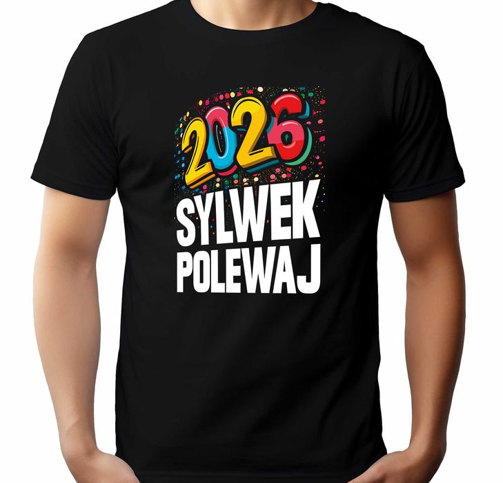 koszulka SYLWESTER, prezent na imieniny SYLWESTERA, strój na sylwestra